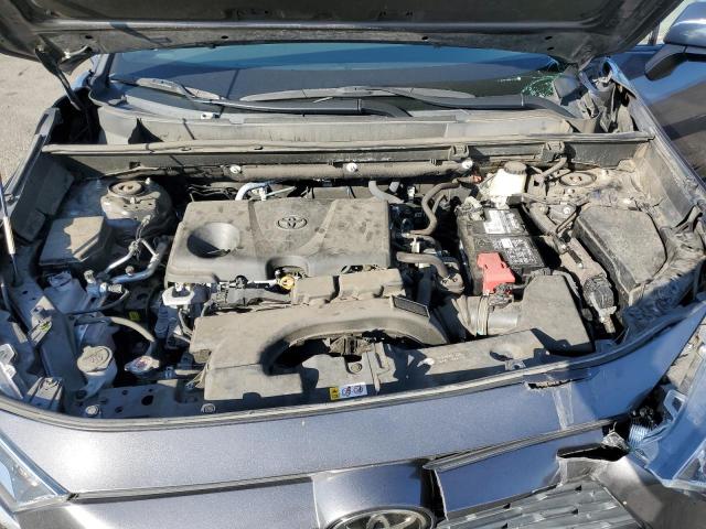 2T3W1RFV9MW121173 - 2021 TOYOTA RAV4 XLE GRAY photo 11