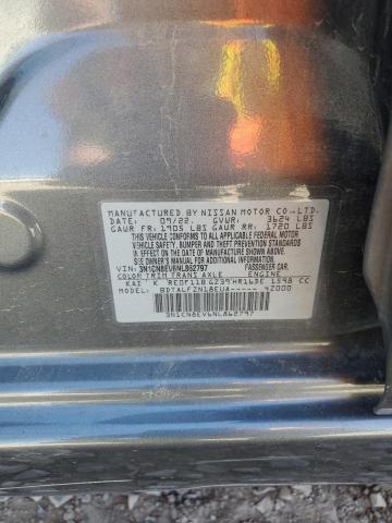 3N1CN8EV6NL862797 - 2022 NISSAN VERSA SV GRAY photo 12