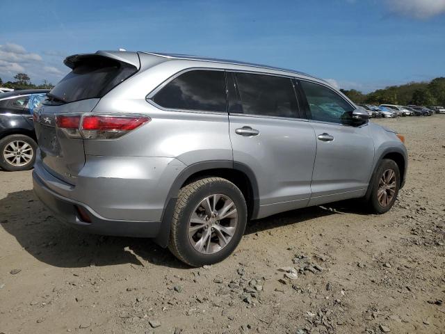5TDJKRFH6FS167484 - 2015 TOYOTA HIGHLANDER XLE SILVER photo 3