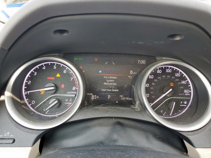 4T1F11AK3MU597023 - 2021 TOYOTA CAMRY XLE BLUE photo 9