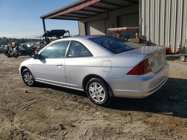 1HGEM22543L041038 - 2003 HONDA CIVIC LX ვერცხლისფერი ფოტო 2