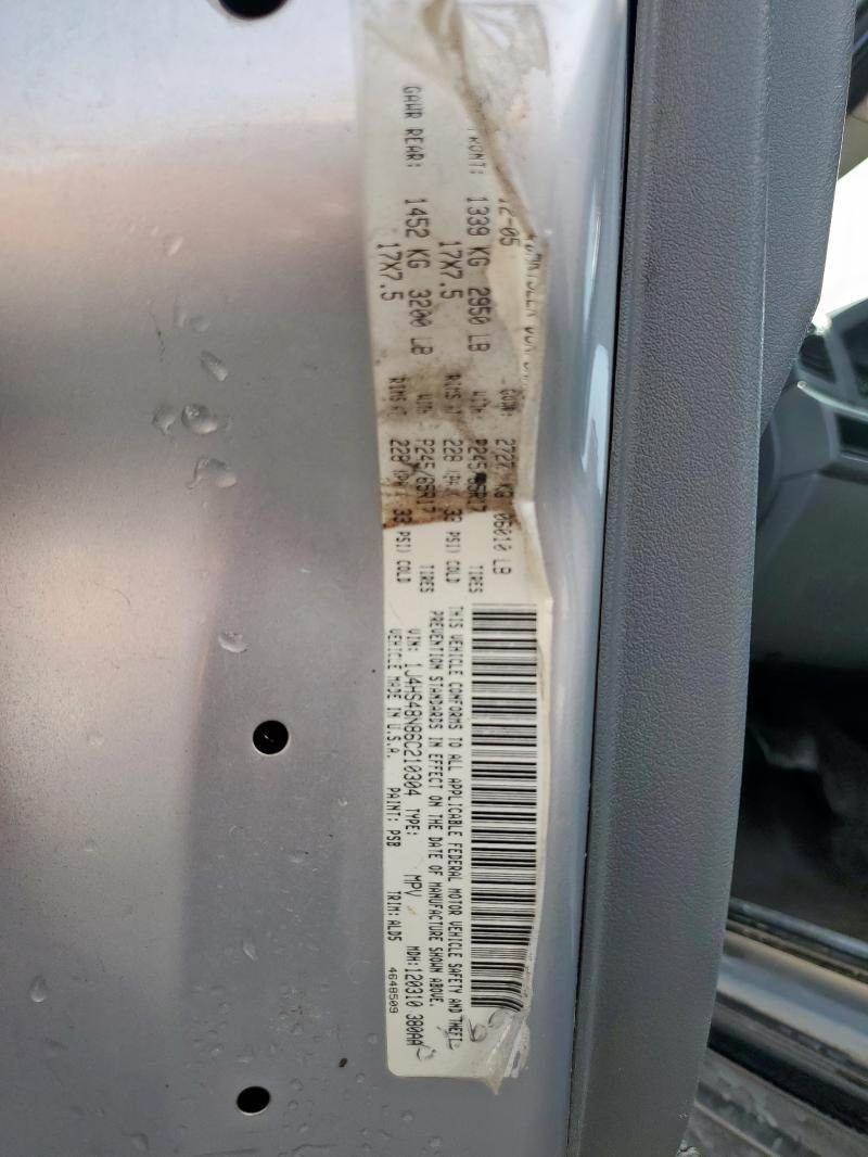 1J4HS48N86C210304 - 2006 JEEP GRAND CHER LAREDO 银色 照片 12