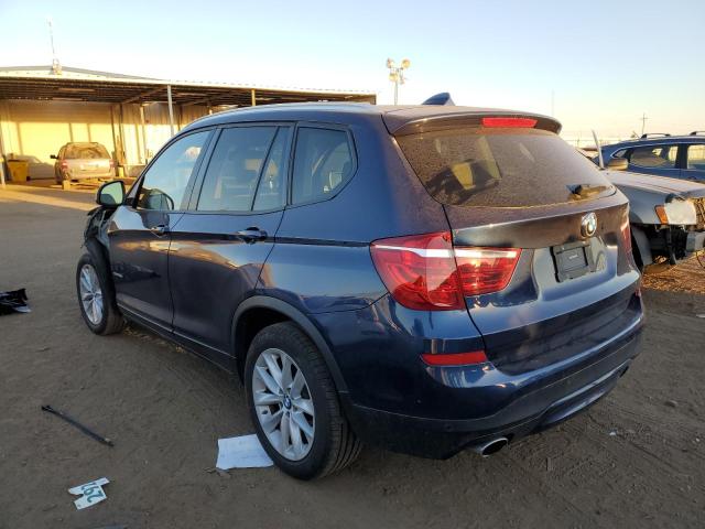 5UXWY3C53G0N88240 - 2016 BMW X3 XDRIVE28D BLUE photo 2