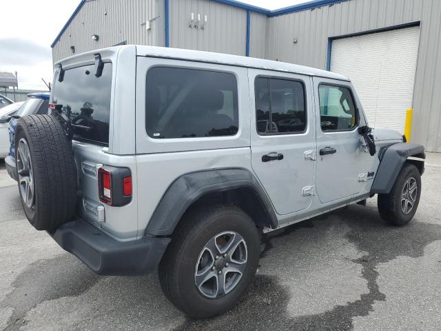 1C4HJXDN0PW572806 - 2023 JEEP WRANGLER SPORT SILVER photo 3