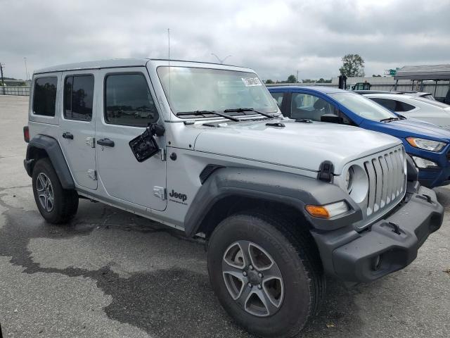 1C4HJXDN0PW572806 - 2023 JEEP WRANGLER SPORT SILVER photo 4