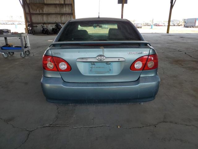 1NXBR32E06Z697207 - 2006 TOYOTA COROLLA CE TEAL photo 6