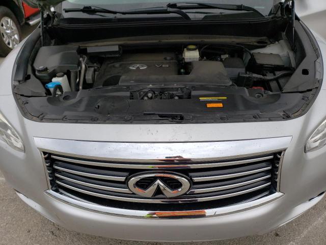 5N1AL0MM6EC507964 - 2014 INFINITI QX60 SILVER photo 12