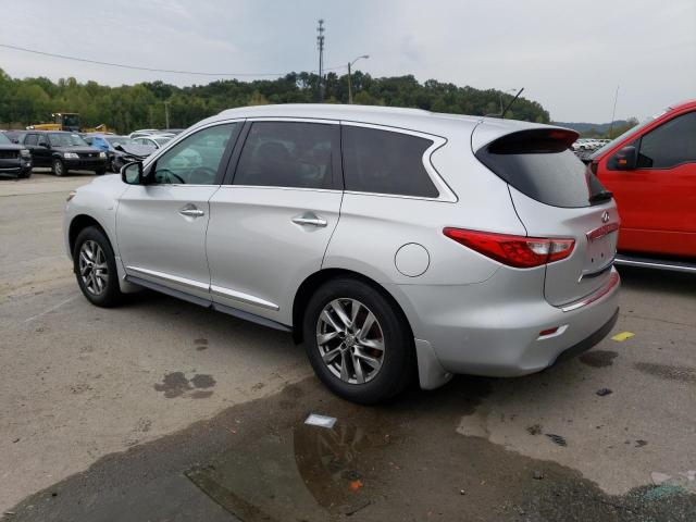 5N1AL0MM6EC507964 - 2014 INFINITI QX60 SILVER photo 2