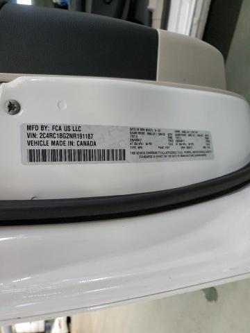 2C4RC1BG2NR191187 - 2022 CHRYSLER PACIFICA TOURING L 白色 照片 13