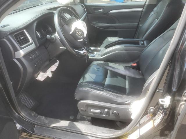 5TDJZRFH9JS915195 - 2018 TOYOTA HIGHLANDER SE BLACK photo 7