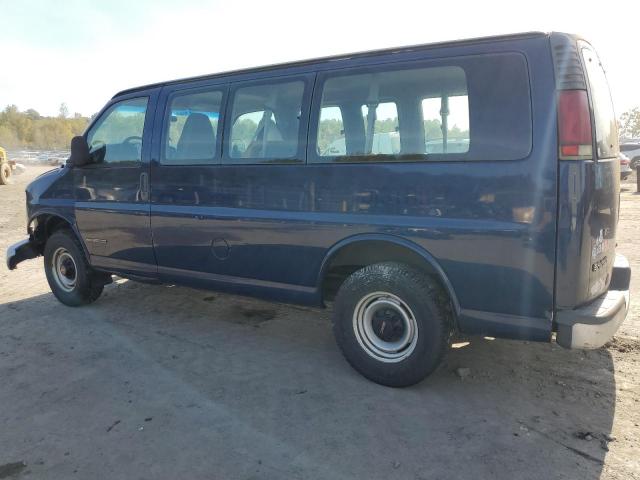 1GDHG35R311191038 - 2001 GMC SAVANA RV G3500 BLUE photo 2