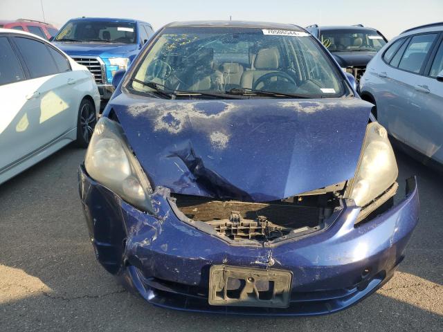 JHMGE8H33DC000073 - 2013 HONDA FIT BLUE photo 5