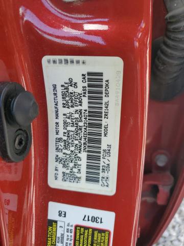 1NXBU4EEXAZ314074 - 2010 TOYOTA COROLLA BASE Rot Foto 13