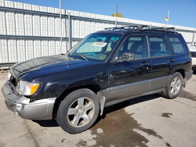 JF1SF6556WH779323 - 1998 SUBARU FORESTER S BLACK photo 1