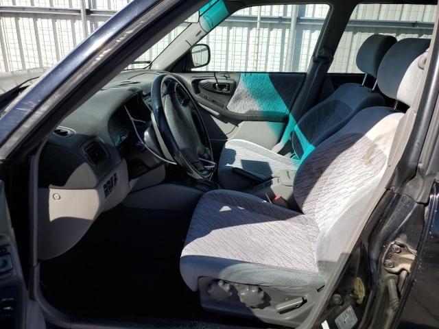 JF1SF6556WH779323 - 1998 SUBARU FORESTER S BLACK photo 7