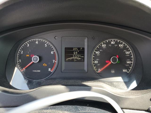 3VWDZ7AJ8BM375199 - 2011 VOLKSWAGEN JETTA SE SILVER photo 9