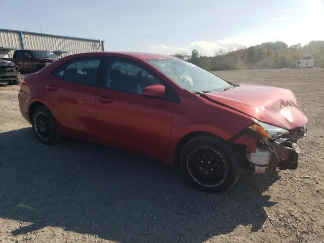 5YFBURHE8HP654201 - 2017 TOYOTA COROLLA L RED photo 4