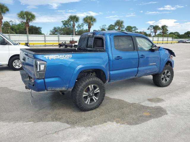 5TFCZ5AN7GX039874 - 2016 TOYOTA TACOMA DOUBLE CAB BLUE photo 3
