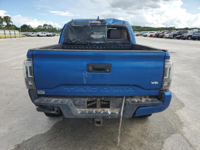 5TFCZ5AN7GX039874 - 2016 TOYOTA TACOMA DOUBLE CAB BLUE photo 6
