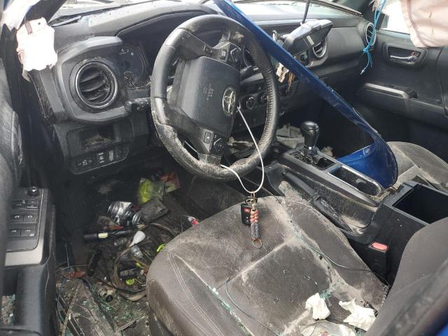 5TFCZ5AN7GX039874 - 2016 TOYOTA TACOMA DOUBLE CAB BLUE photo 8