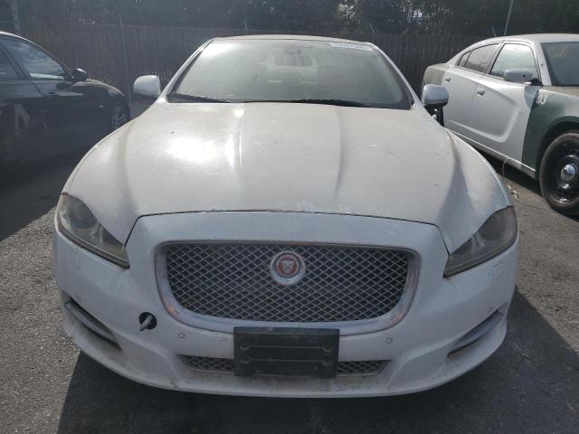 SAJWA1GT4EMV60053 - 2014 JAGUAR XJ SUPERCHARGED WHITE photo 5