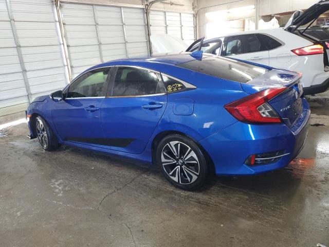 2HGFC1E31JH646656 - 2018 HONDA CIVIC EX BLUE photo 2