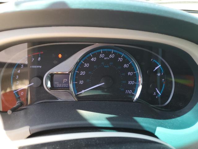 5TDYK3DC5DS380068 - 2013 TOYOTA SIENNA XLE 白色 照片 9