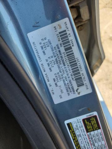 JM1BL1TF5D1731240 - 2013 MAZDA 3 I BLUE photo 12