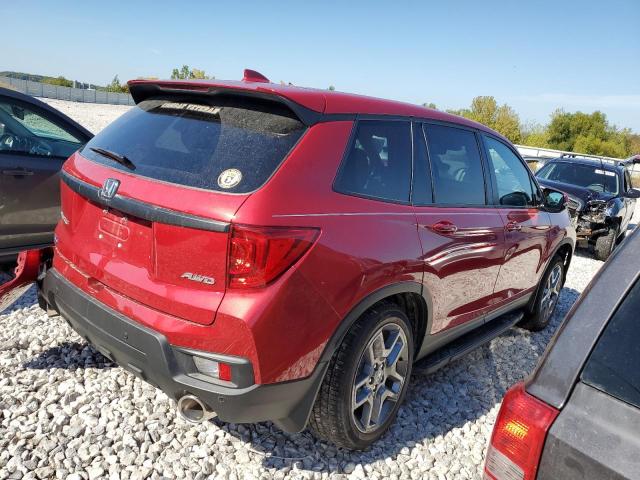 5FNYF8H55PB030459 - 2023 HONDA PASSPORT EXL RED photo 3