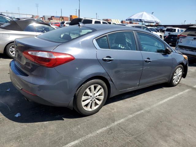 KNAFX4A85E5128002 - 2014 KIA FORTE EX BLUE photo 3