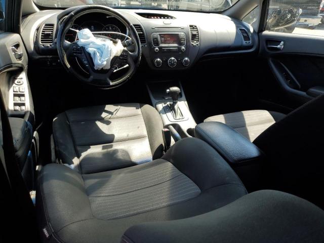 KNAFX4A85E5128002 - 2014 KIA FORTE EX BLUE photo 8