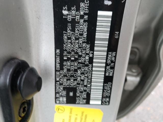 JTEEW21A160023444 - 2006 TOYOTA HIGHLANDER HYBRID SILVER photo 14