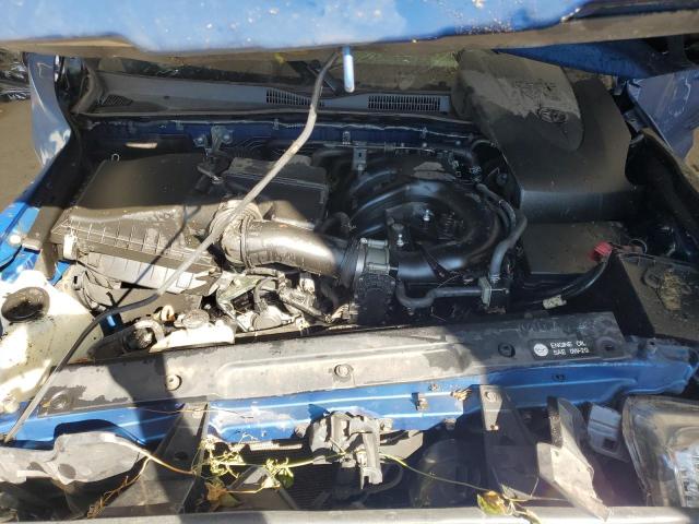 5TFCZ5AN4JX154133 - 2018 TOYOTA TACOMA DOUBLE CAB BLUE photo 11