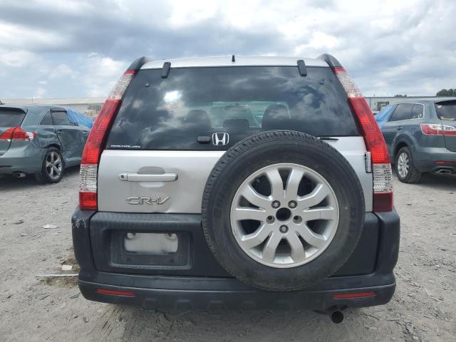 JHLRD78836C003533 - 2006 HONDA CR-V EX SILVER photo 6