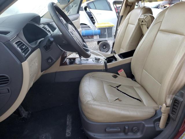 KMHGC4DD8CU201535 - 2012 HYUNDAI GENESIS 3.8L BURGUNDY photo 7