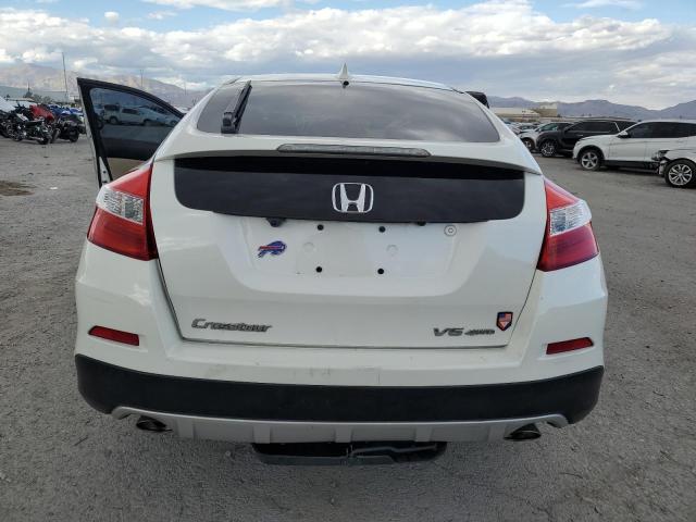 5J6TF2H55DL005295 - 2013 HONDA CROSSTOUR EXL WHITE photo 6