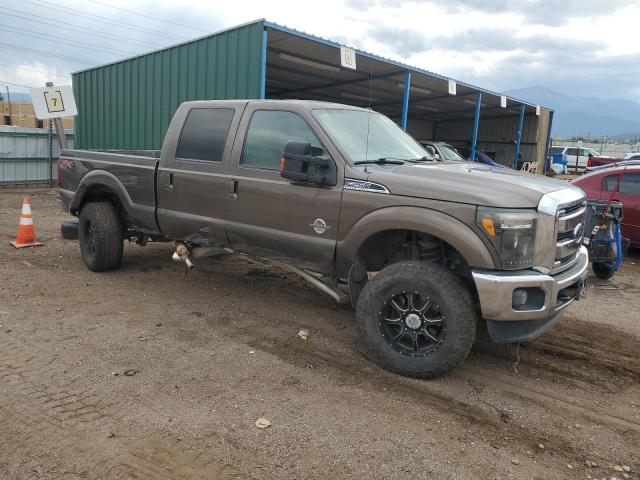 1FT7W2BT0FED66942 - 2015 FORD F250 SUPER DUTY BROWN photo 4