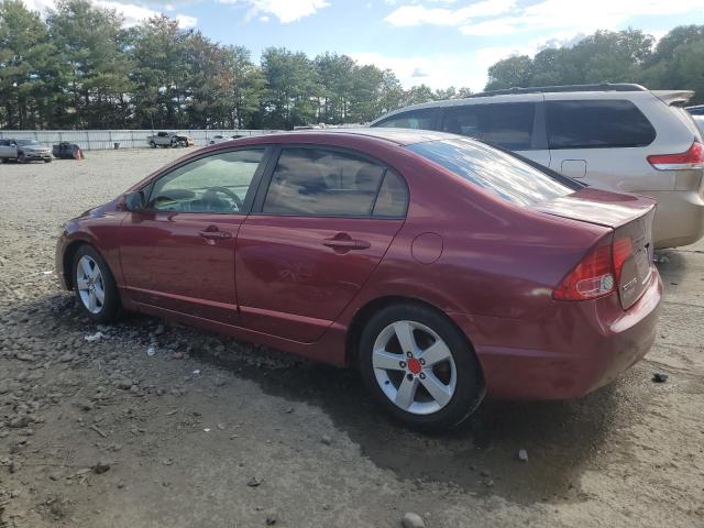 1HGFA16887L053615 - 2007 HONDA CIVIC EX BURGUNDY photo 2