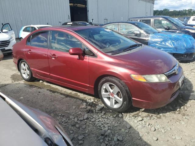 1HGFA16887L053615 - 2007 HONDA CIVIC EX BURGUNDY photo 4