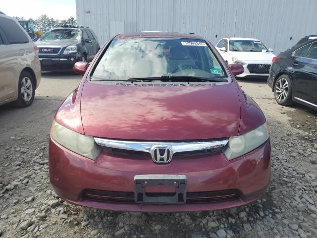 1HGFA16887L053615 - 2007 HONDA CIVIC EX BURGUNDY photo 5