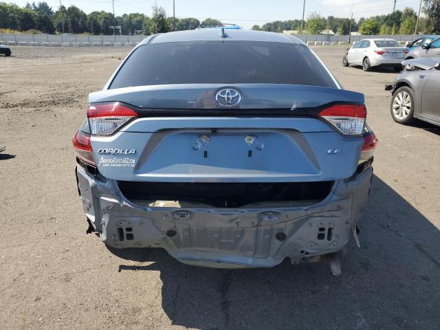5YFEPMAEXNP291798 - 2022 TOYOTA COROLLA LE BLUE photo 6