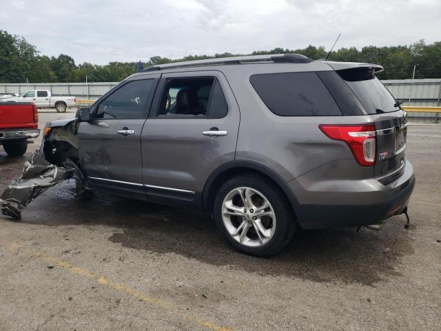 1FM5K8F85DGC71804 - 2013 FORD EXPLORER LIMITED GRAY photo 2