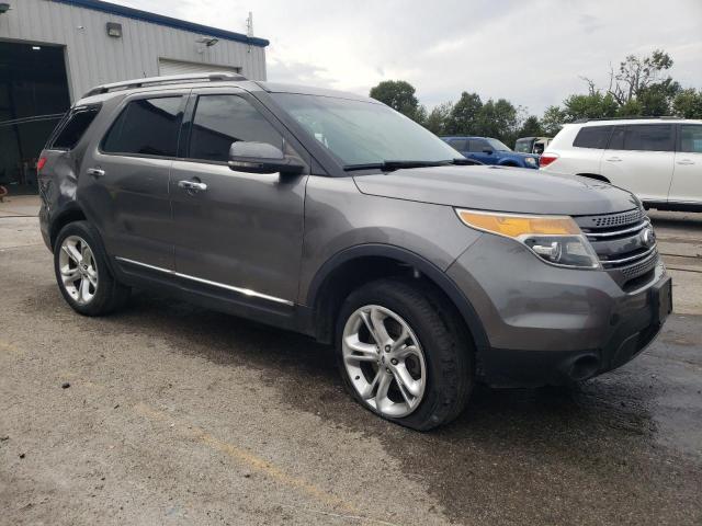 1FM5K8F85DGC71804 - 2013 FORD EXPLORER LIMITED GRAY photo 4