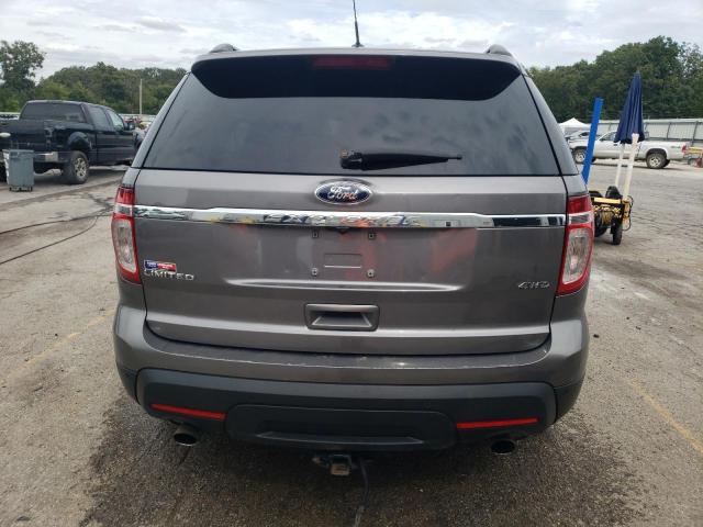 1FM5K8F85DGC71804 - 2013 FORD EXPLORER LIMITED GRAY photo 6