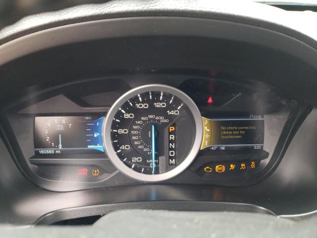 1FM5K8F85DGC71804 - 2013 FORD EXPLORER LIMITED GRAY photo 9