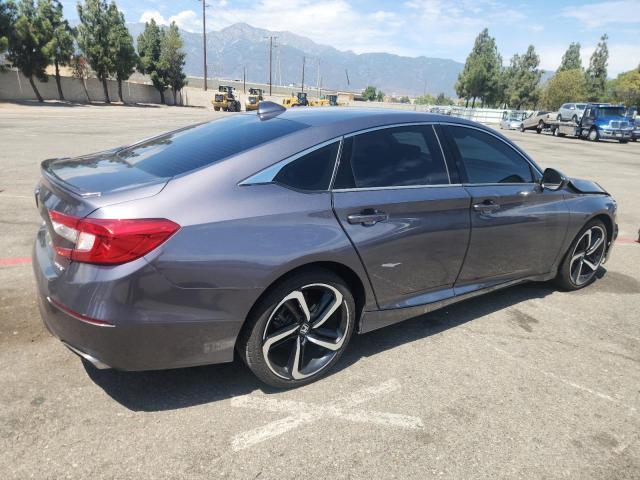 1HGCV1F34KA078348 - 2019 HONDA ACCORD SPORT GRAY photo 3