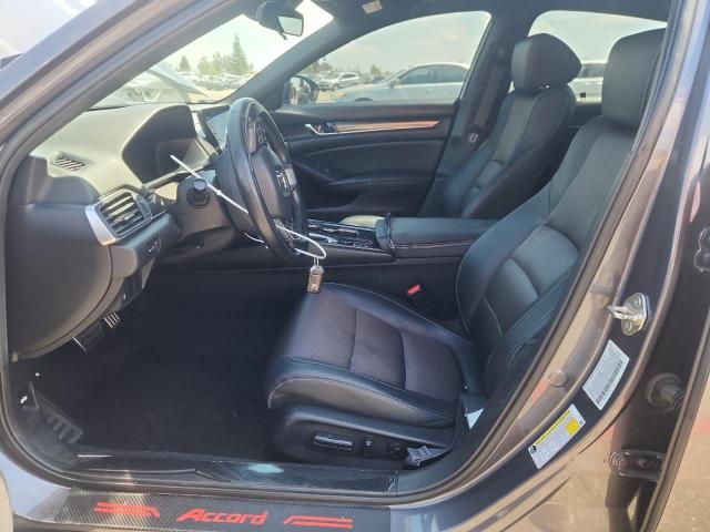 1HGCV1F34KA078348 - 2019 HONDA ACCORD SPORT GRAY photo 7