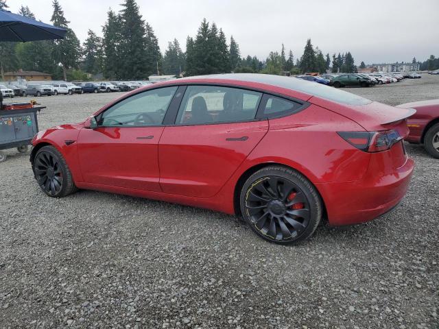 5YJ3E1EC7PF693815 - 2023 TESLA MODEL 3 Qırmızı foto 2