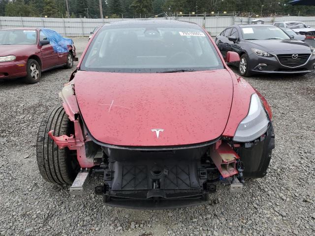 5YJ3E1EC7PF693815 - 2023 TESLA MODEL 3 Qırmızı foto 5