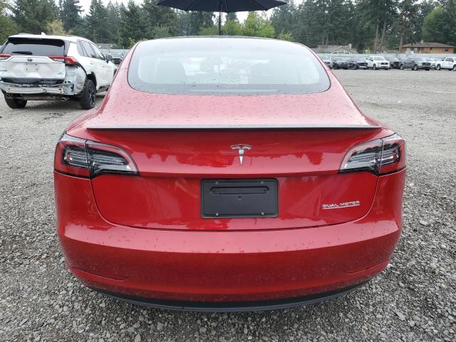 5YJ3E1EC7PF693815 - 2023 TESLA MODEL 3 Qırmızı foto 6